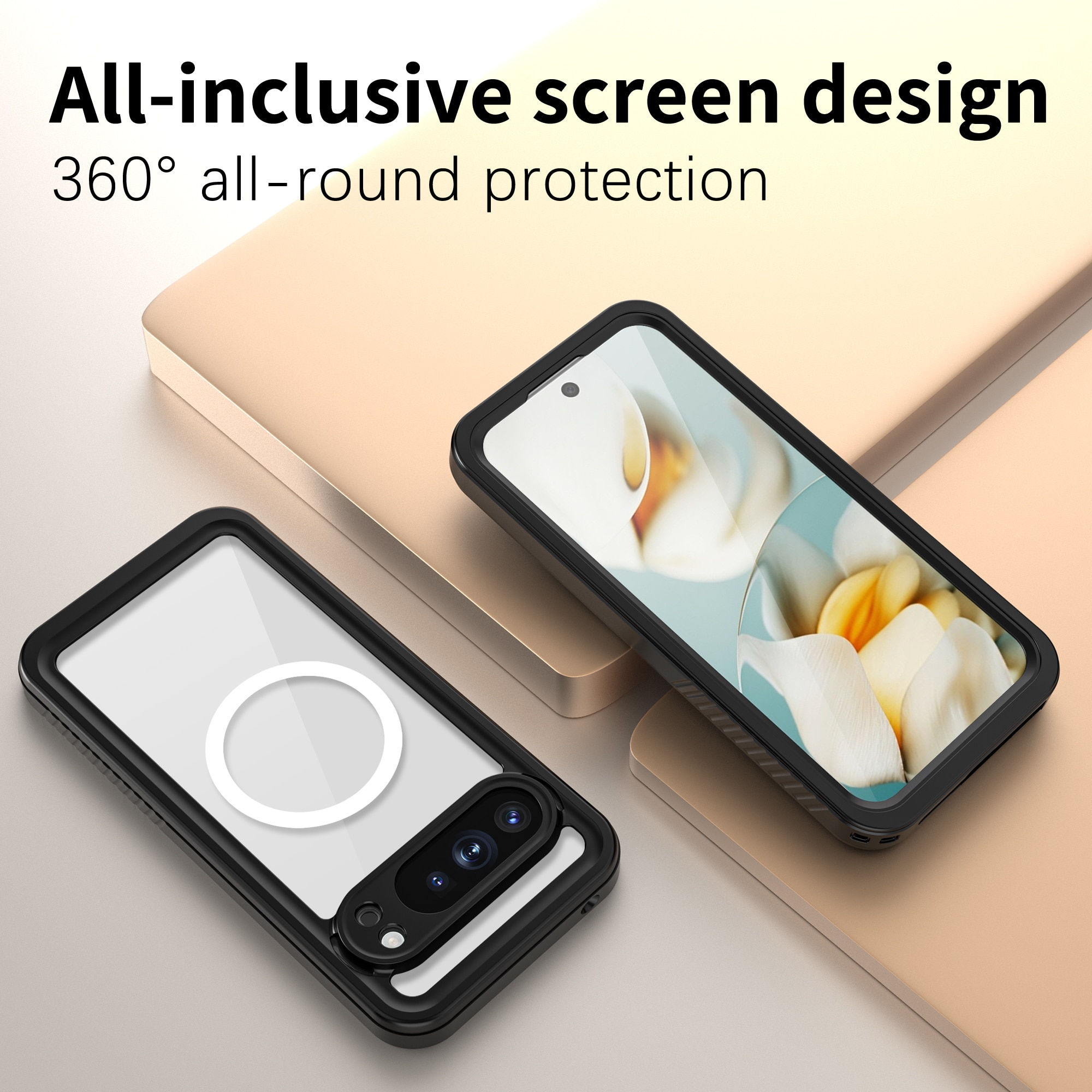 Google Pixel 10 Pro XL Waterdichte Case transparant