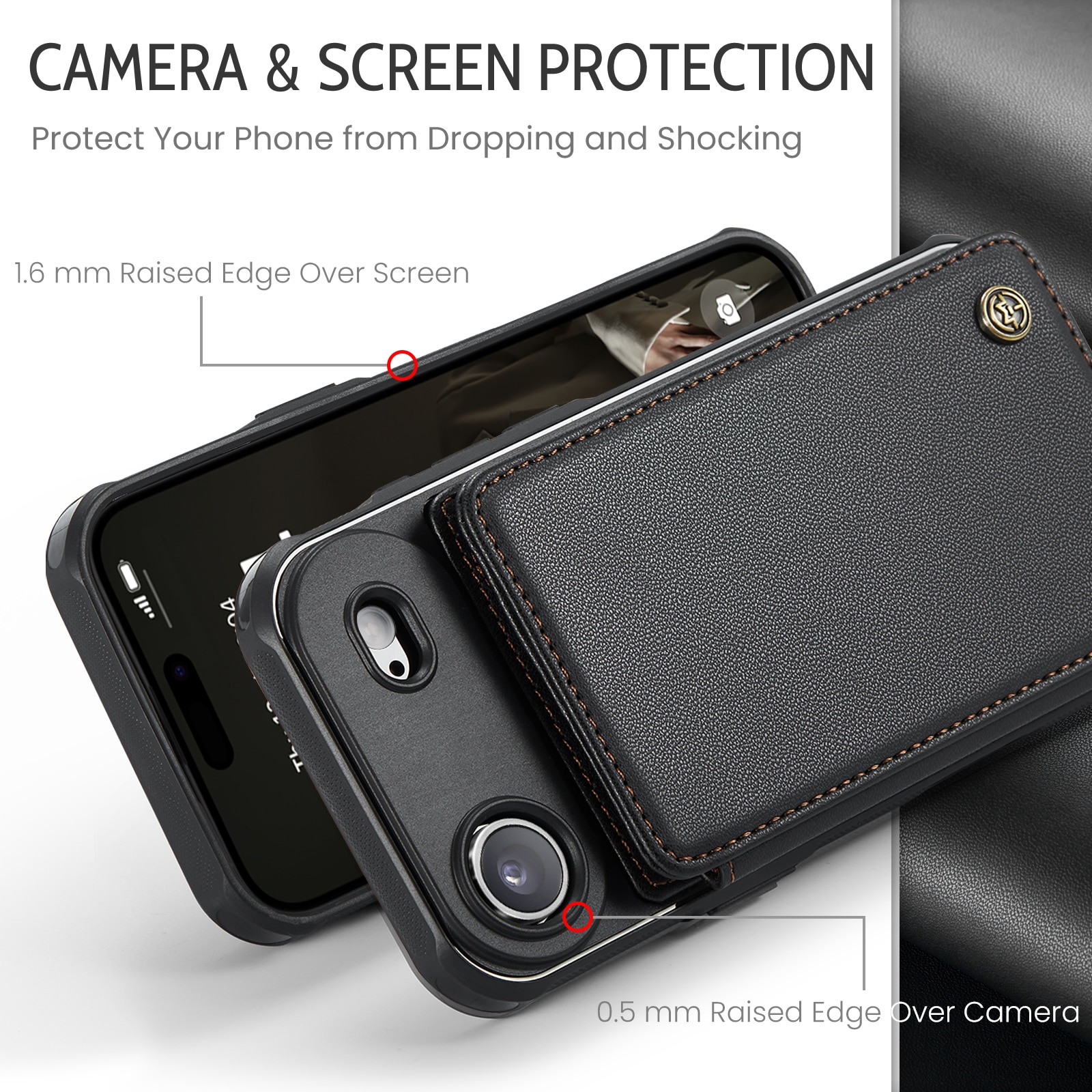 RFID blocking Portemonnee hoesje iPhone Air zwart