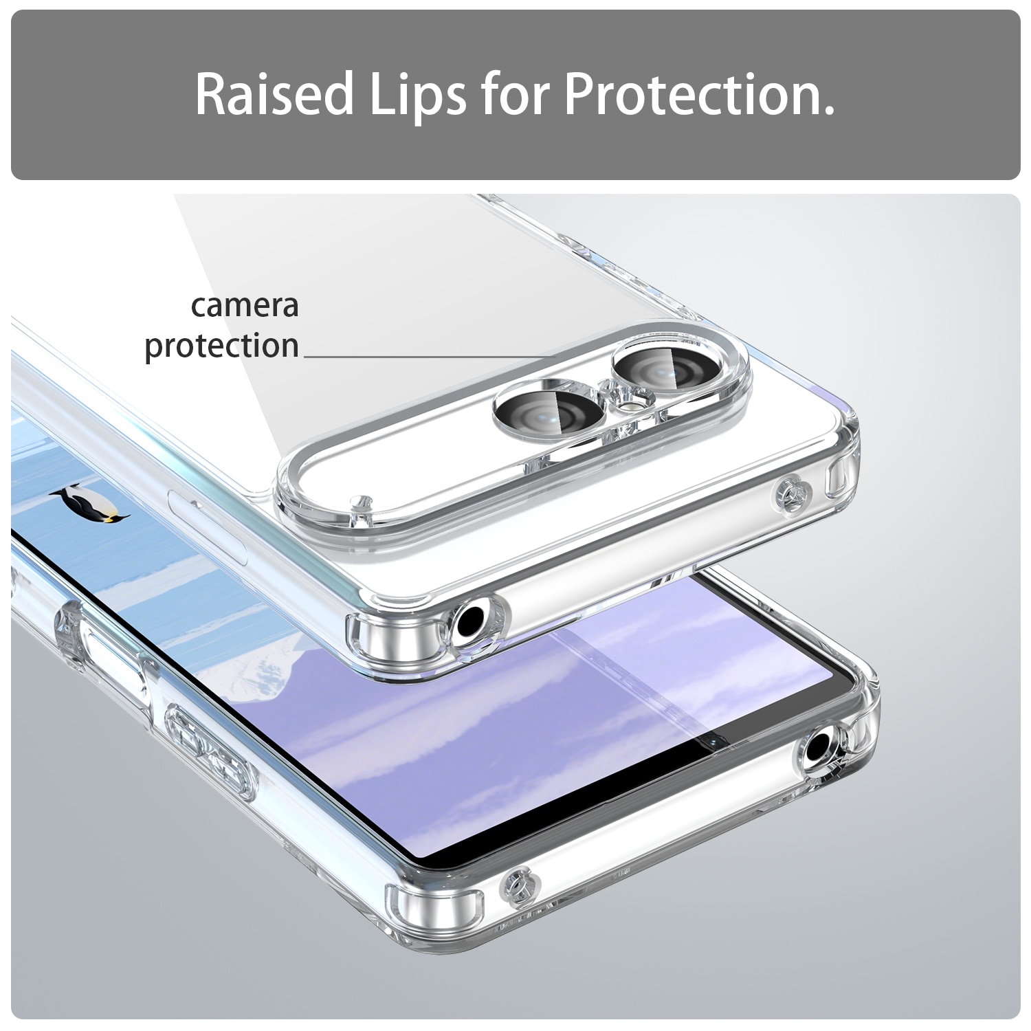 Hybridcase Sony Xperia 10 VII Transparant