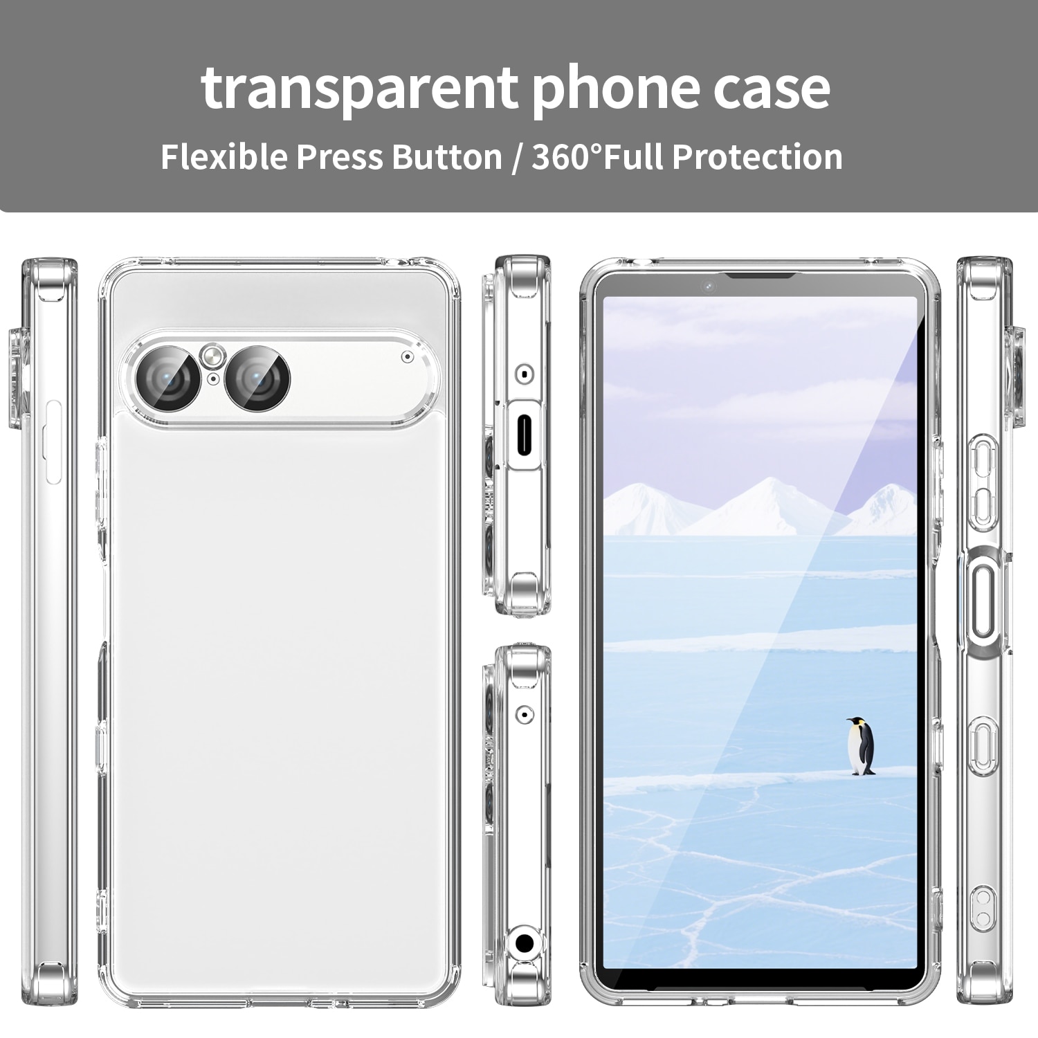 Hybridcase Sony Xperia 10 VII Transparant