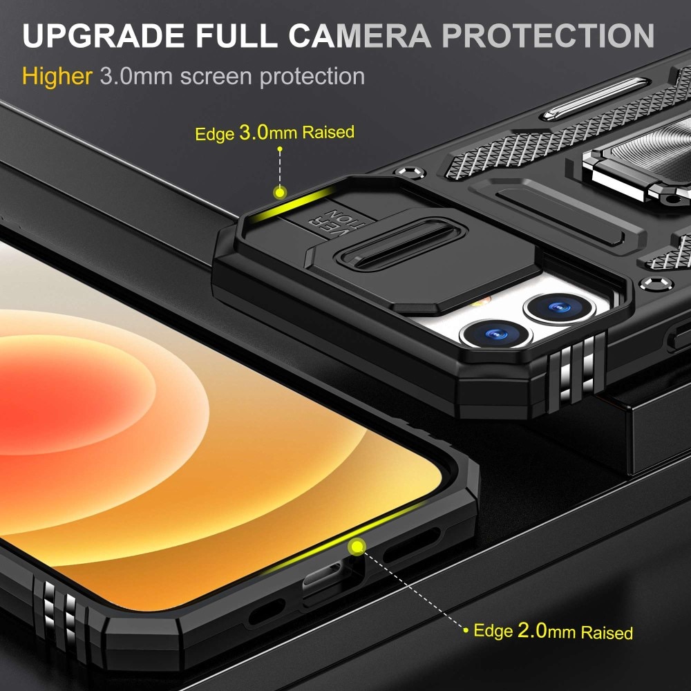 iPhone 11 Hybridcase Ring+Camera Protector Zwart