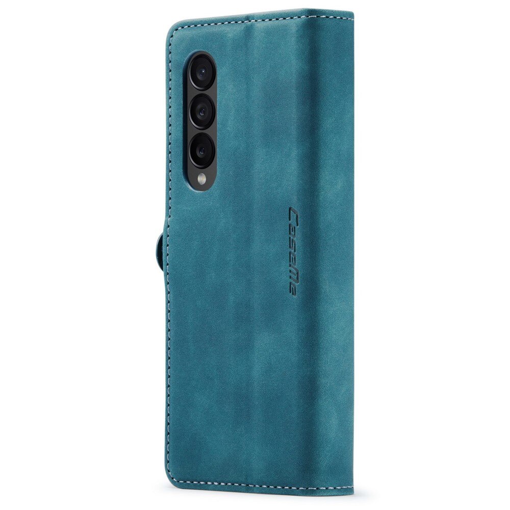 Slim Bookcover hoesje Samsung Galaxy Z Fold 4 blauw