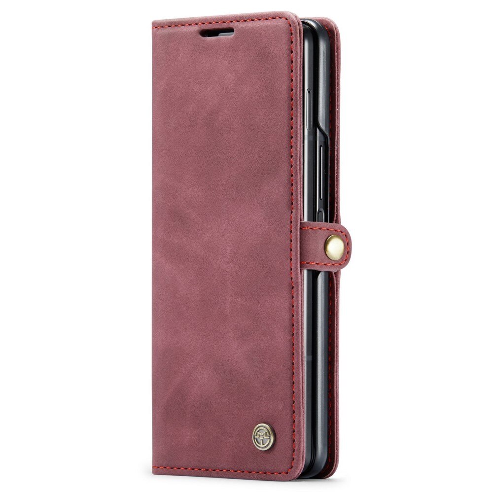 Slim Bookcover hoesje Samsung Galaxy Z Fold 4 rood