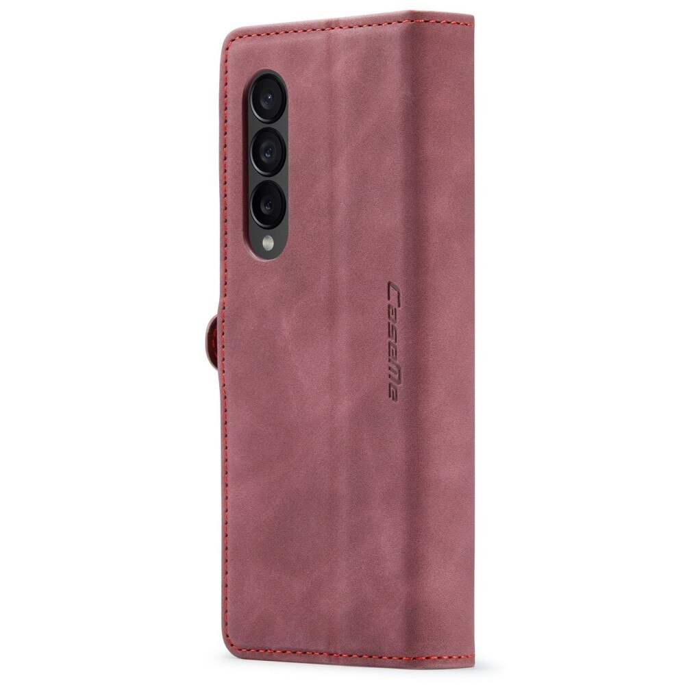 Slim Bookcover hoesje Samsung Galaxy Z Fold 4 rood