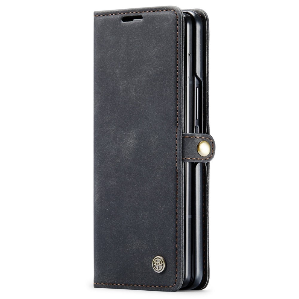 Slim Bookcover hoesje Samsung Galaxy Z Fold 4 zwart