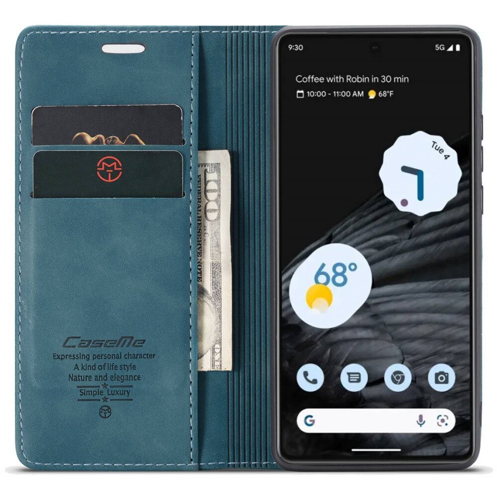 Slim Bookcover hoesje Google Pixel 7 blauw