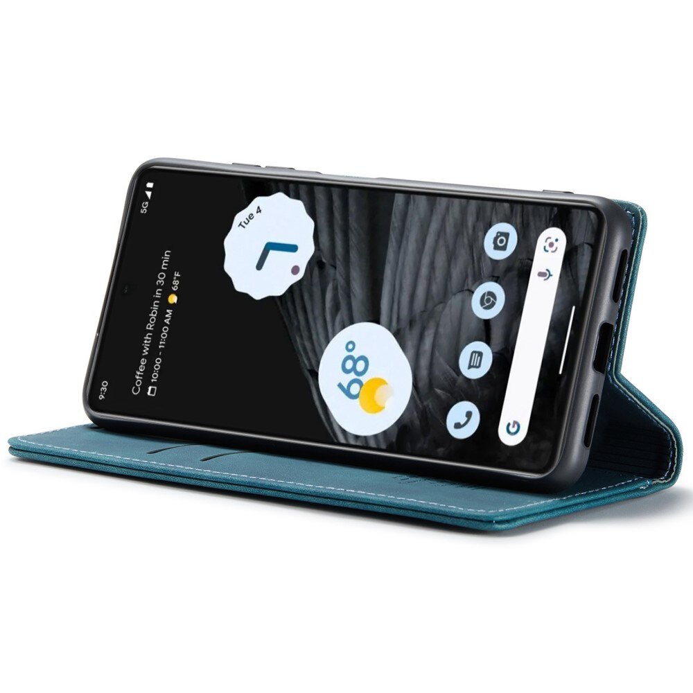 Slim Bookcover hoesje Google Pixel 7 blauw