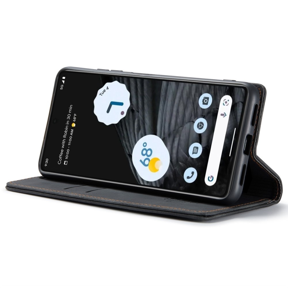 Slim Bookcover Hoesje Google Pixel 7 Zwart