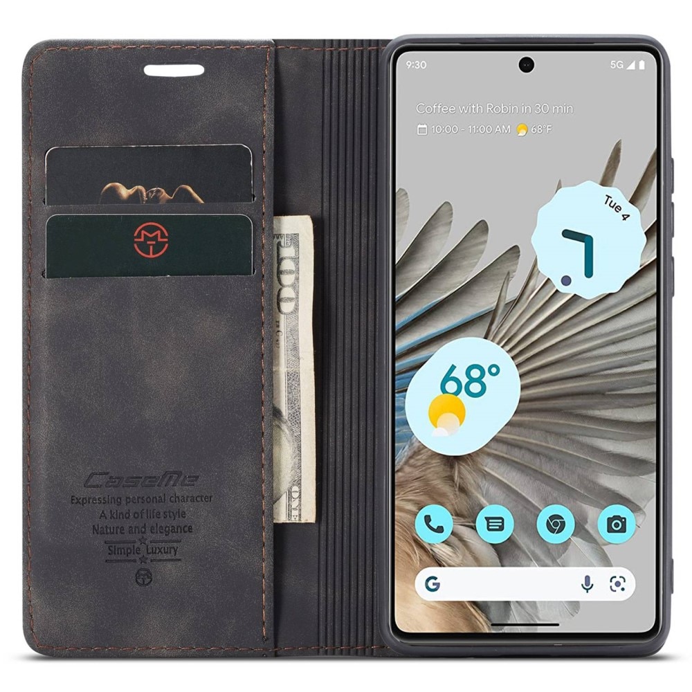 Slim Bookcover hoesje Google Pixel 7 Pro zwart