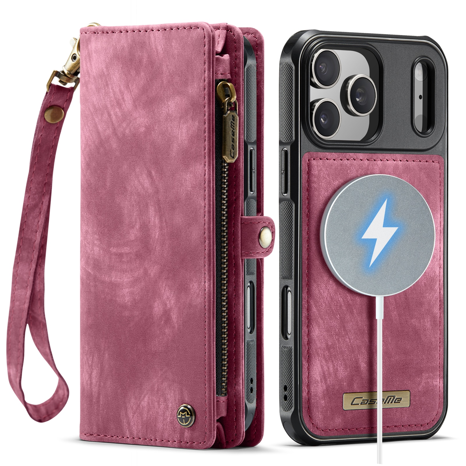 Multi-slot Hoesje iPhone 17 Pro Rood