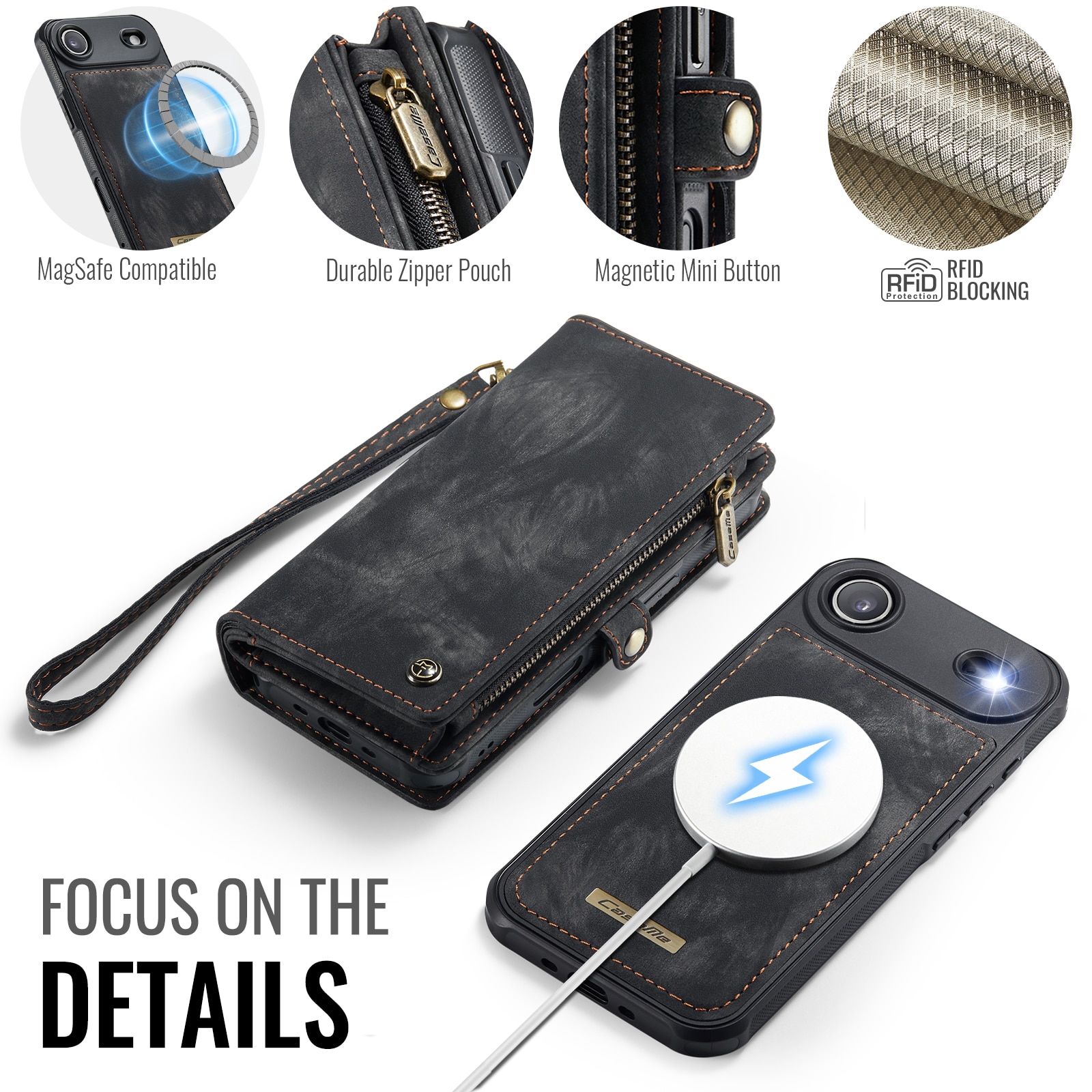 Multi-slot Hoesje iPhone Air Grijs