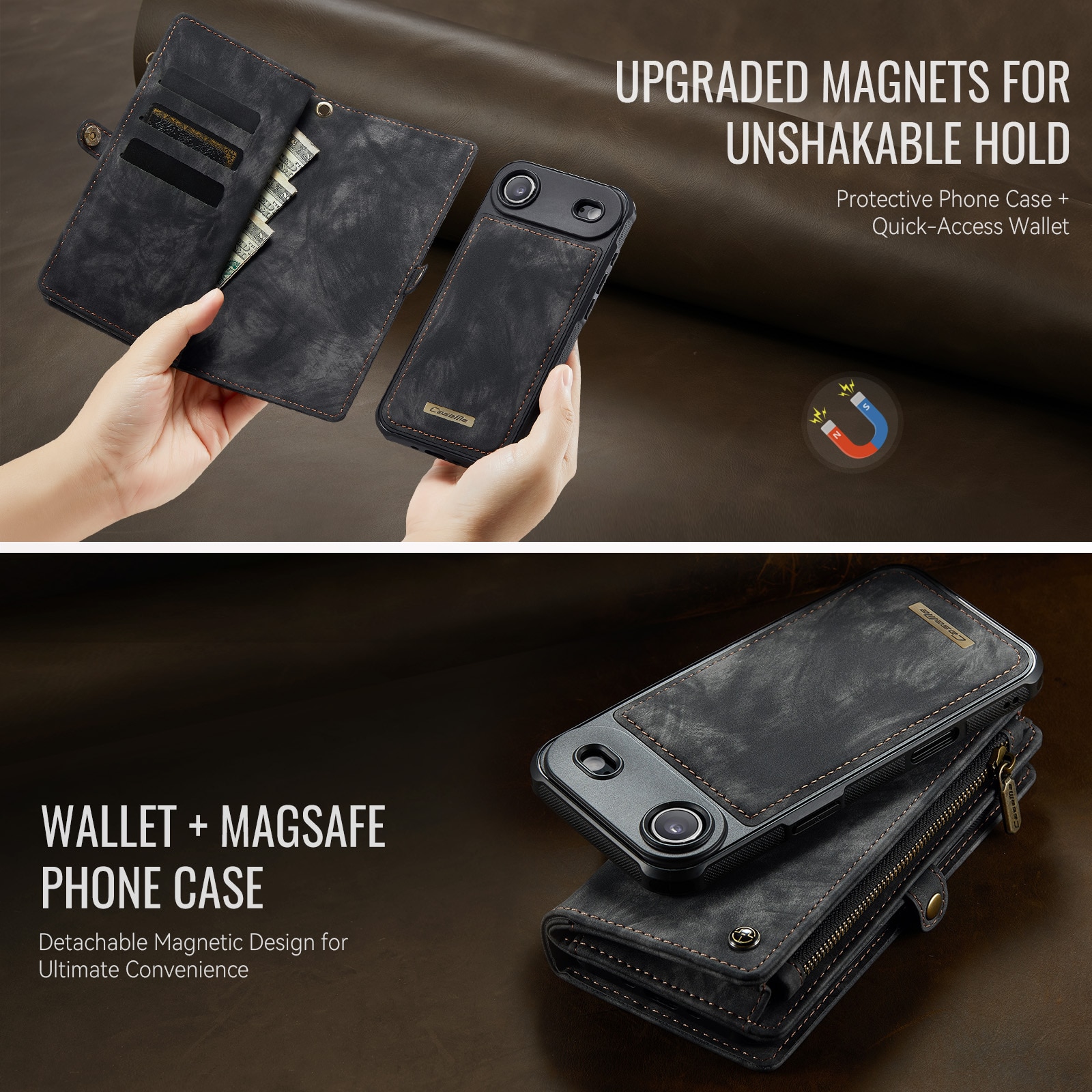 Multi-slot Hoesje iPhone Air Grijs