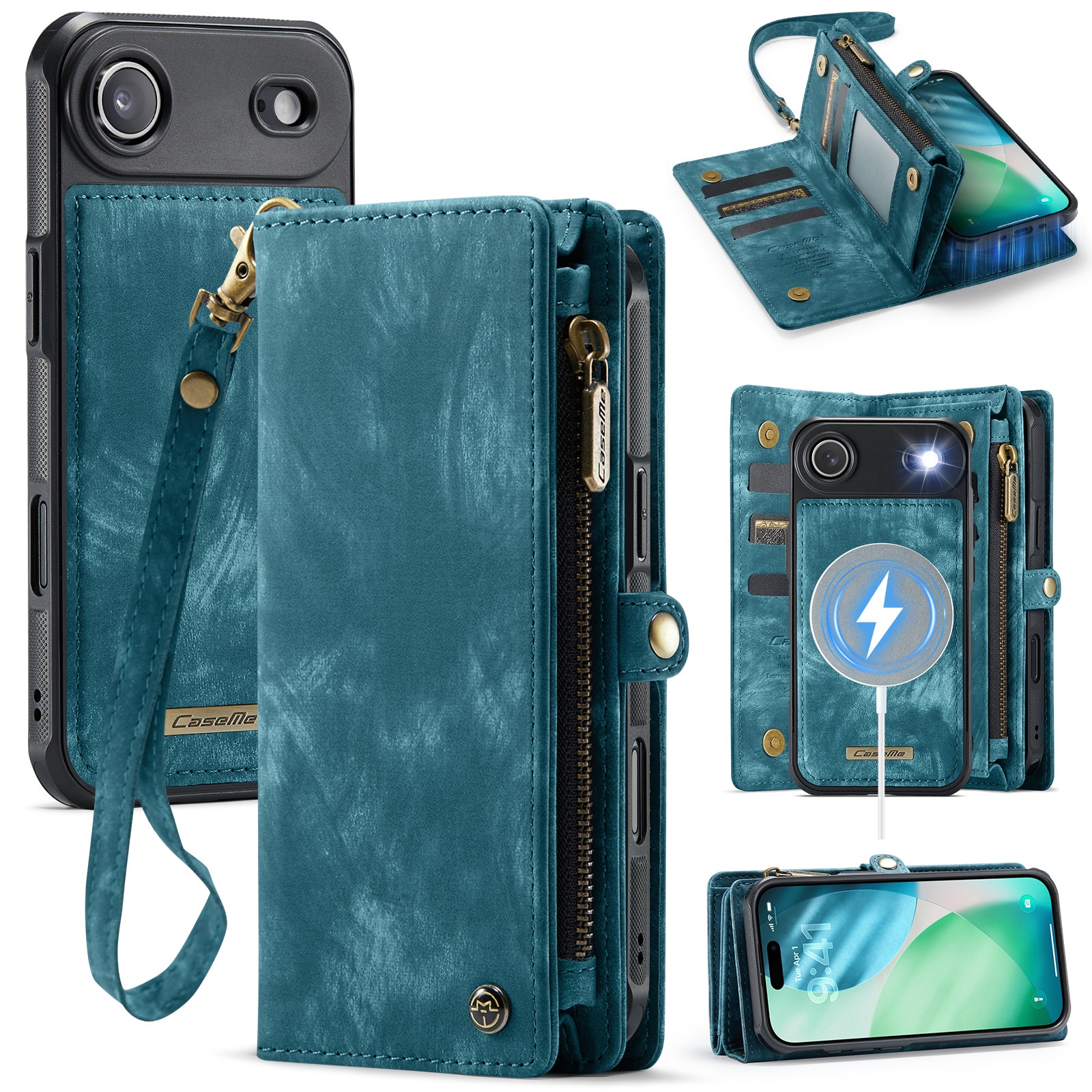Multi-slot Hoesje iPhone Air Blauw