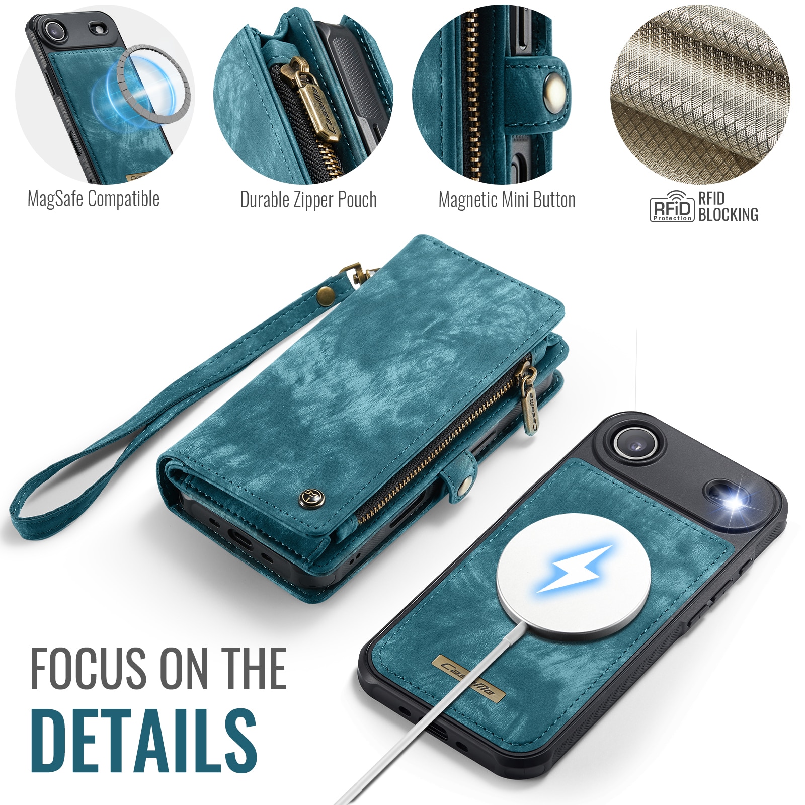 Multi-slot Hoesje iPhone Air Blauw
