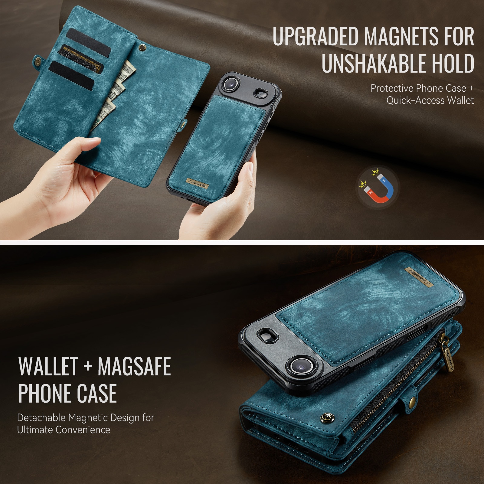 Multi-slot Hoesje iPhone Air Blauw