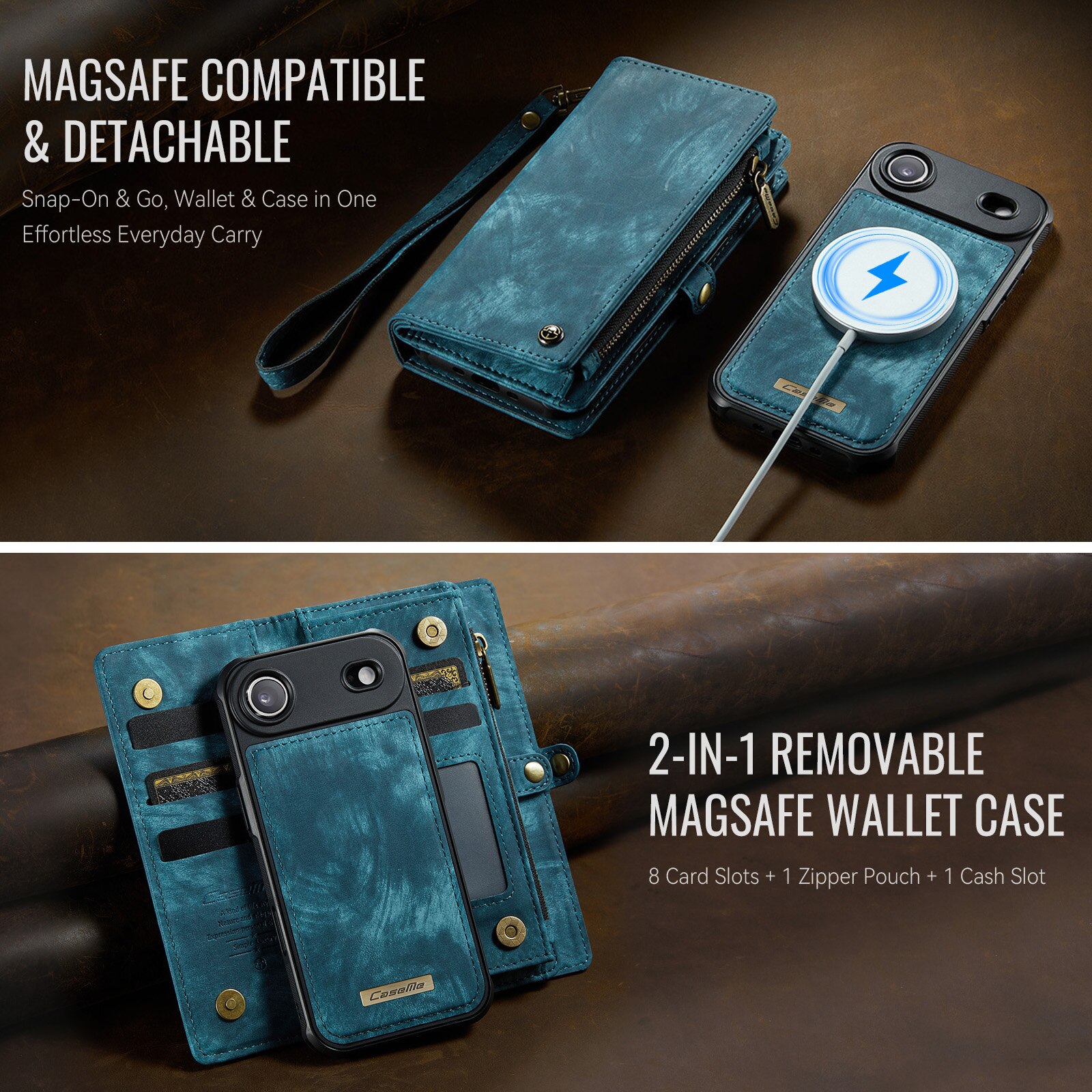 Multi-slot Hoesje iPhone Air Blauw