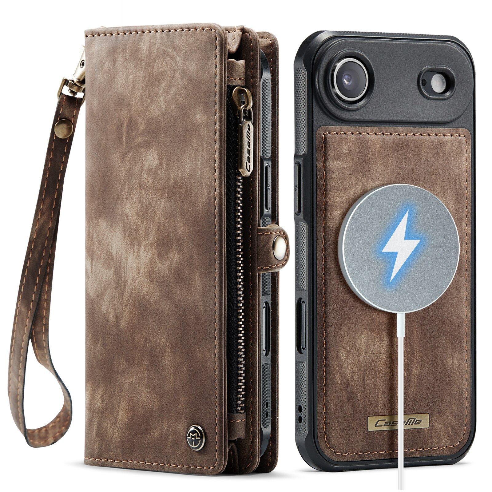 Multi-slot Hoesje iPhone Air Bruin