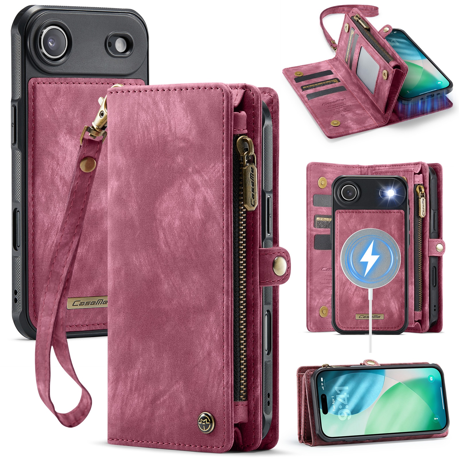 Multi-slot Hoesje iPhone Air Rood