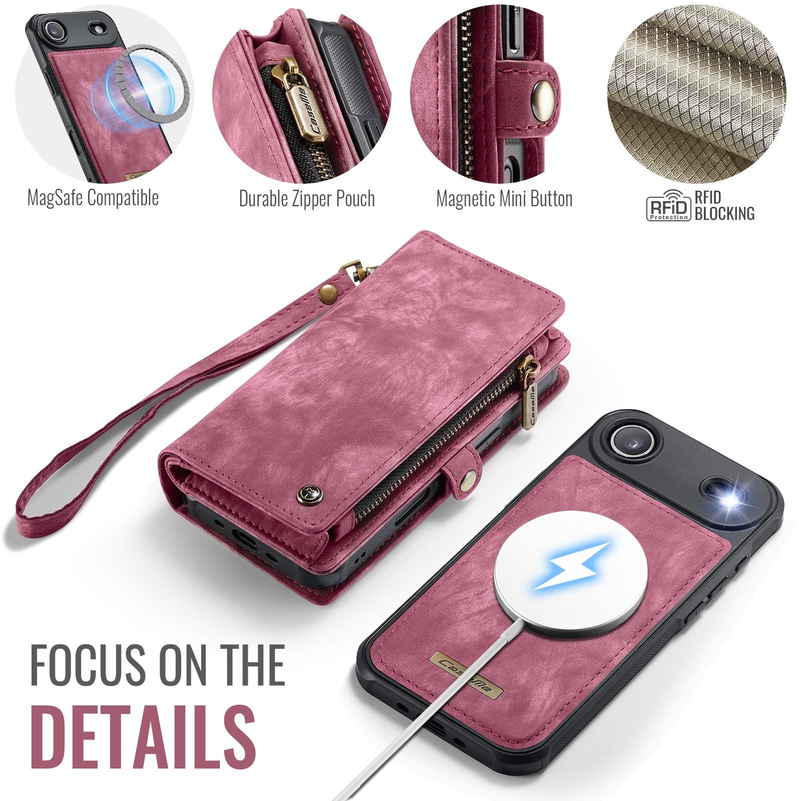 Multi-slot Hoesje iPhone Air Rood