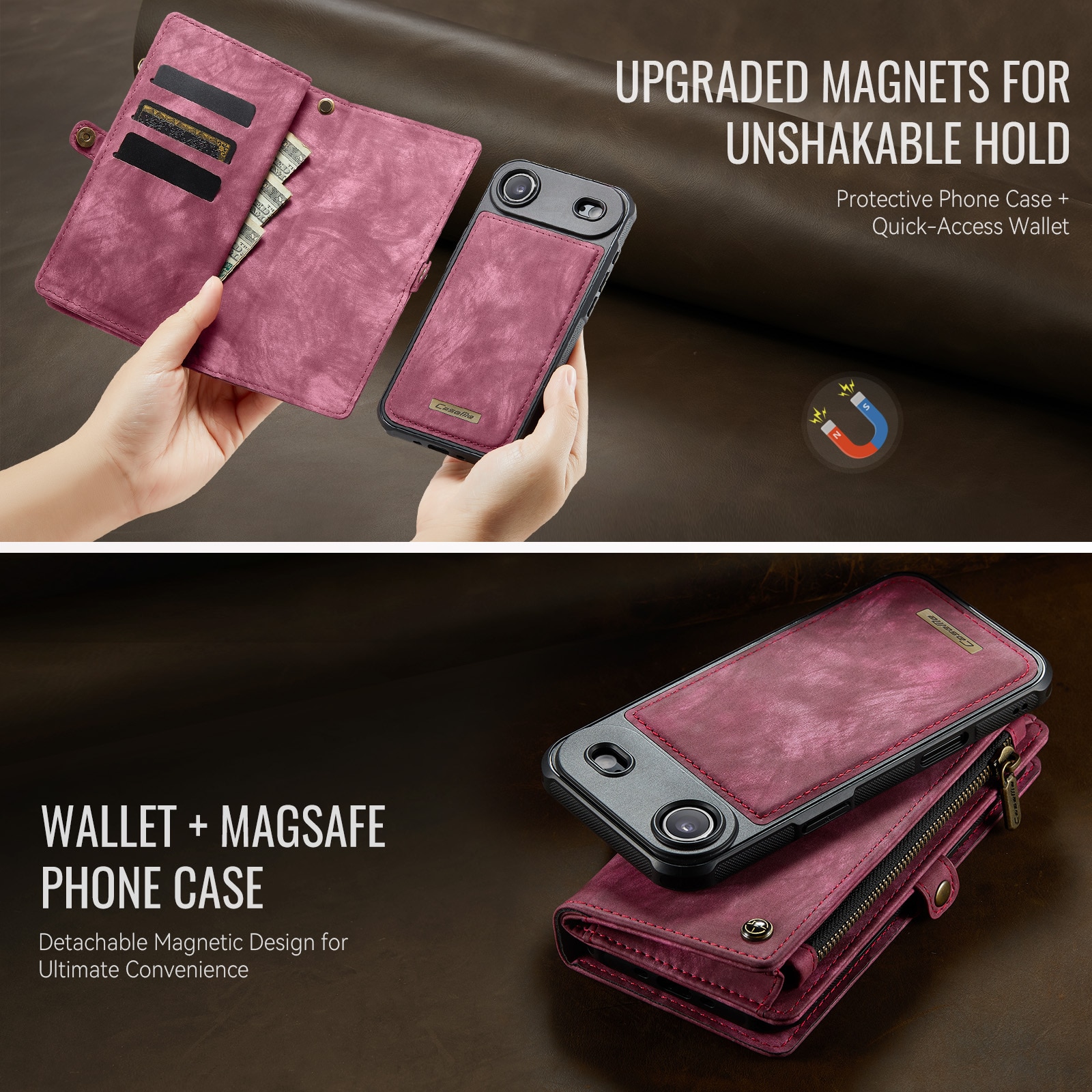 Multi-slot Hoesje iPhone Air Rood