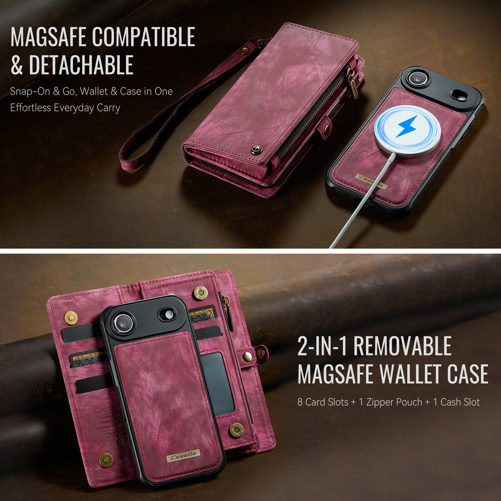 Multi-slot Hoesje iPhone Air Rood