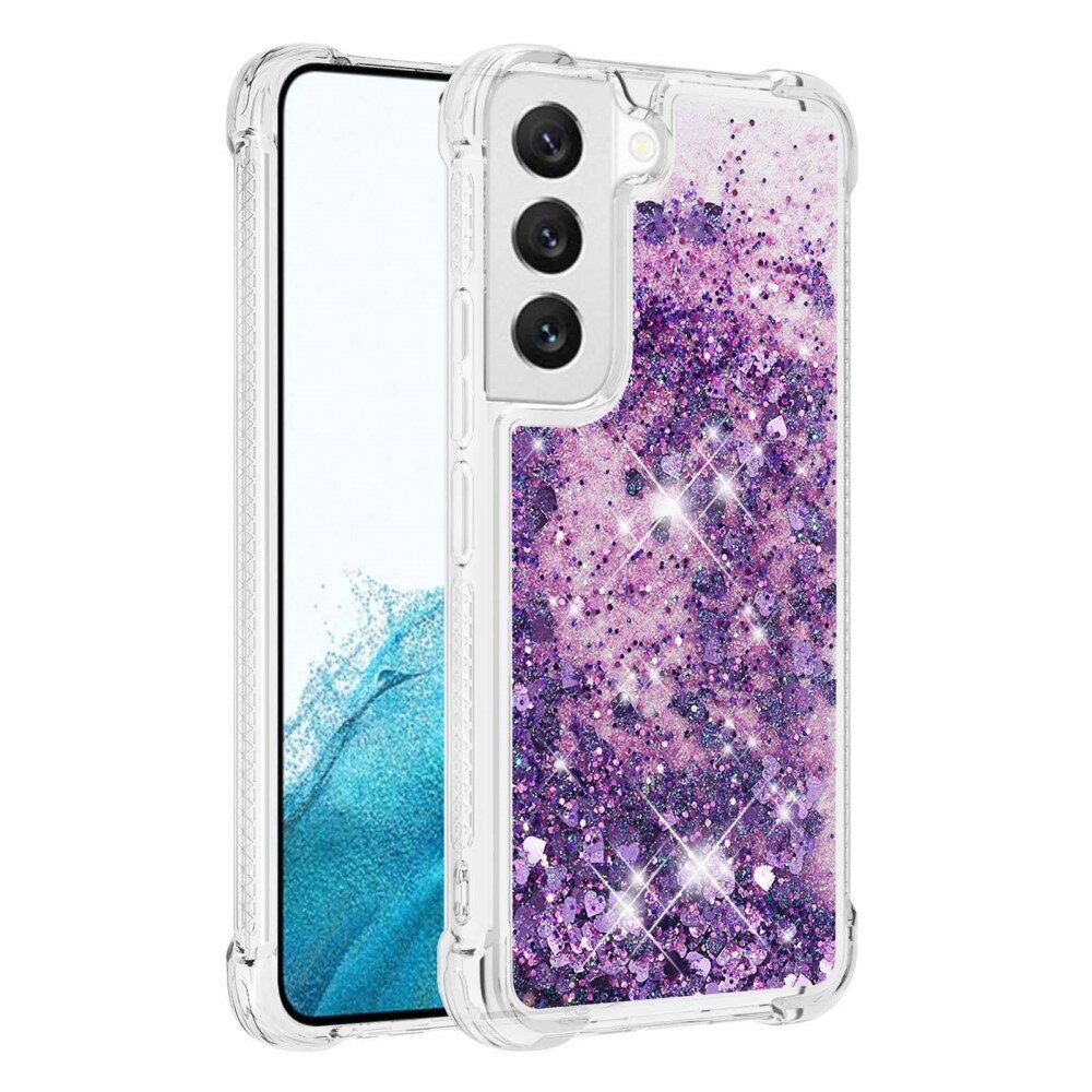 Samsung Galaxy S23 Glitter Powder TPU Hoesje Paars