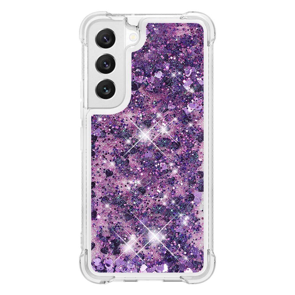 Samsung Galaxy S23 Glitter Powder TPU Hoesje Paars