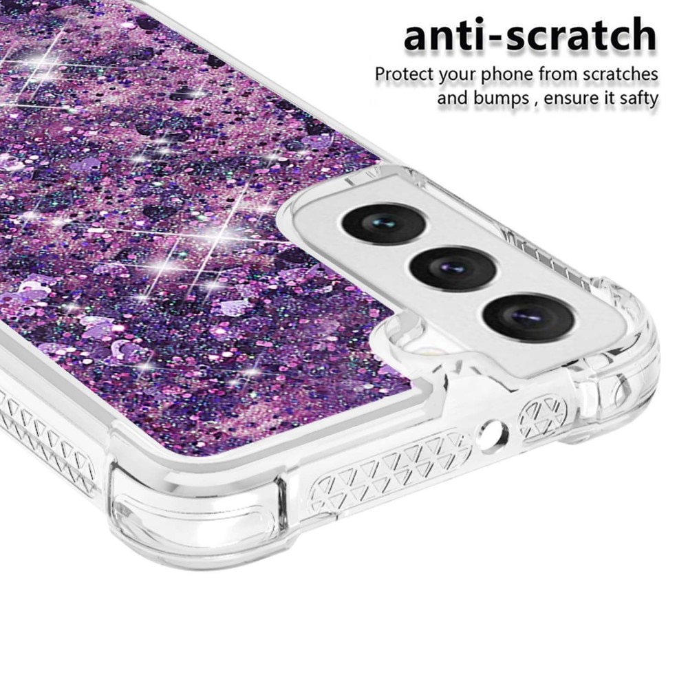 Samsung Galaxy S23 Glitter Powder TPU Hoesje Paars