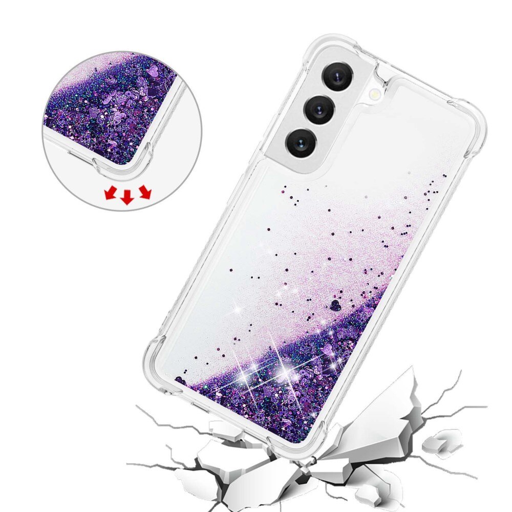 Samsung Galaxy S23 Glitter Powder TPU Hoesje Paars