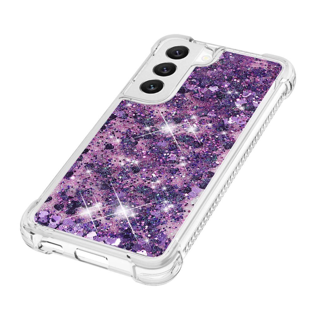 Samsung Galaxy S23 Glitter Powder TPU Hoesje Paars