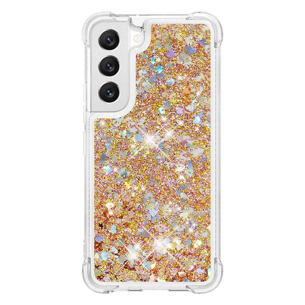 Samsung Galaxy S23 Glitter Powder TPU Hoesje goud