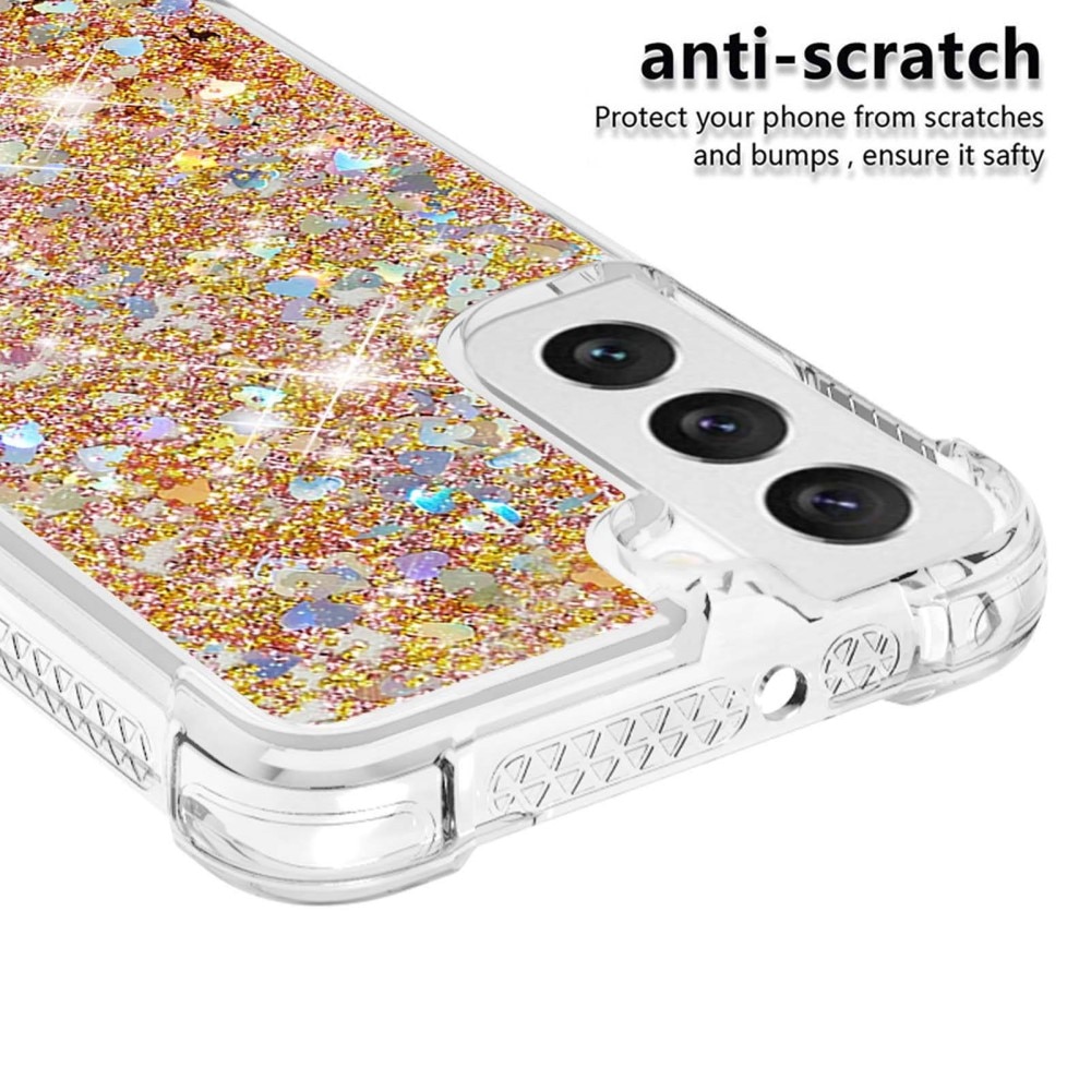 Samsung Galaxy S23 Glitter Powder TPU Hoesje goud