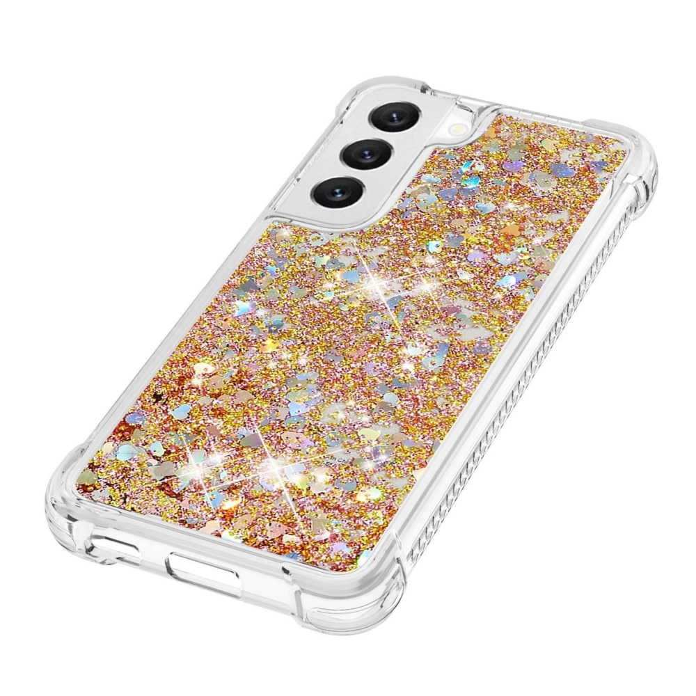 Samsung Galaxy S23 Glitter Powder TPU Hoesje goud