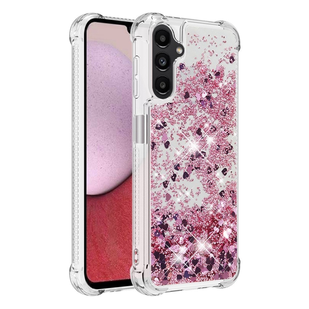 Samsung Galaxy A14 Glitter Powder TPU Hoesje roze