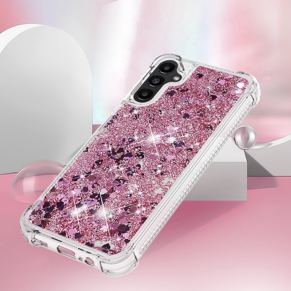 Samsung Galaxy A14 Glitter Powder TPU Hoesje roze