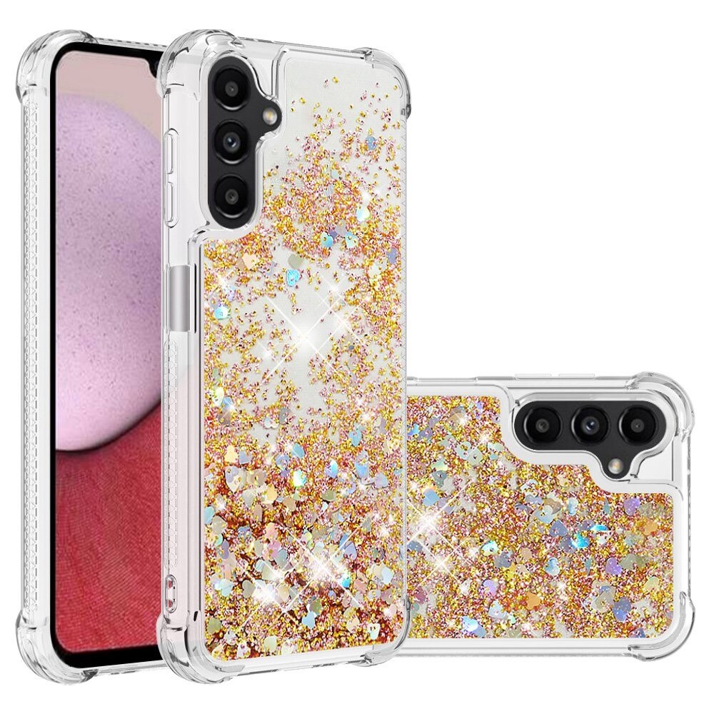 Samsung Galaxy A14 Glitter Powder TPU Hoesje goud