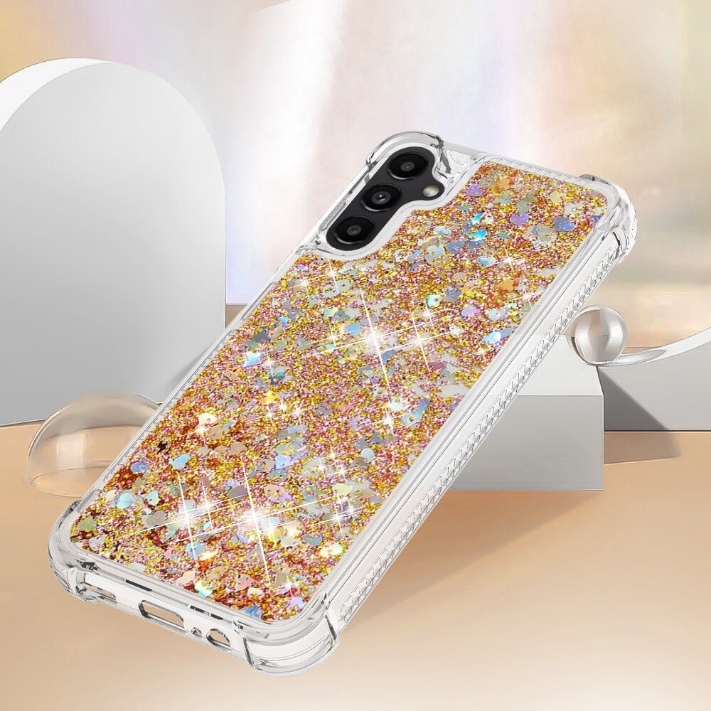 Samsung Galaxy A14 Glitter Powder TPU Hoesje goud