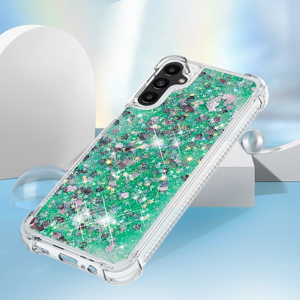Samsung Galaxy A14 Glitter Powder TPU Hoesje groen