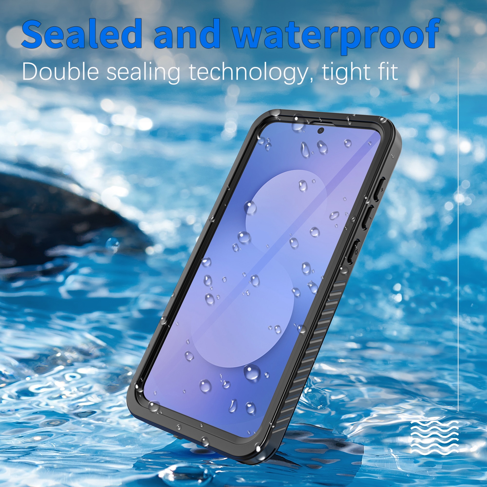 Samsung Galaxy S25 FE Waterdichte Case transparant
