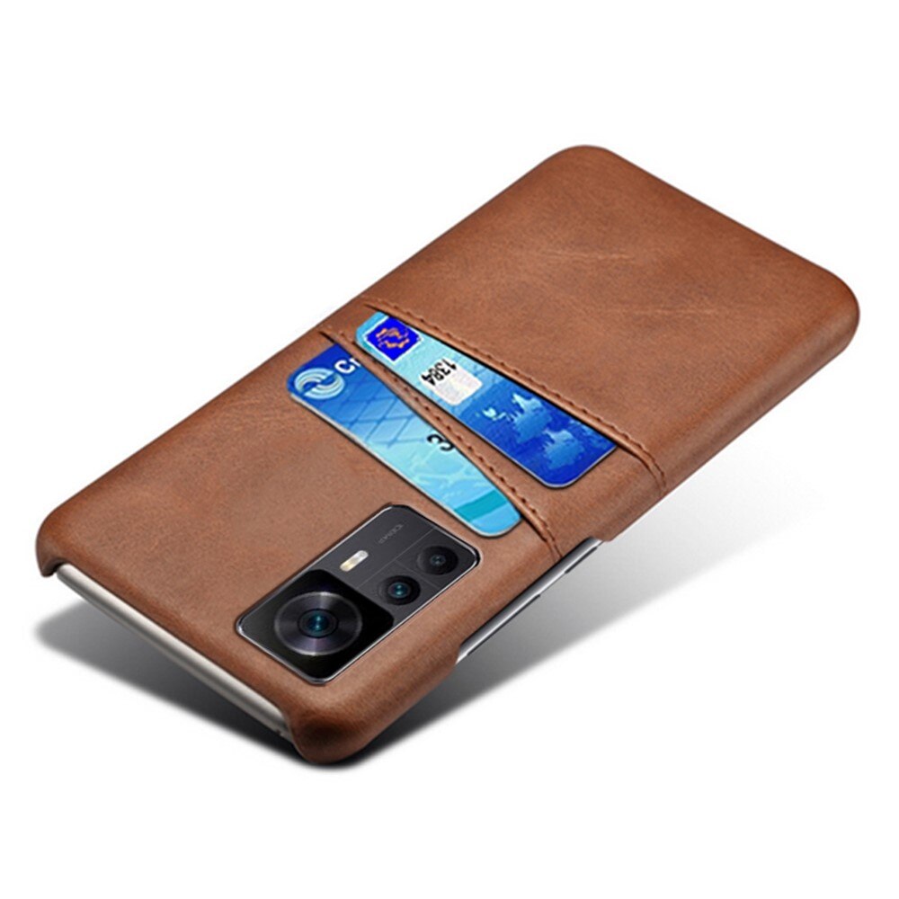 Card Slots Case Xiaomi 12T/12T Pro Bruin