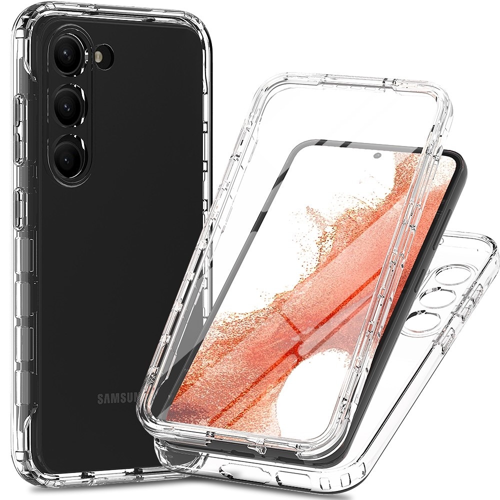Samsung Galaxy S23 Plus Full Protection Case Transparant