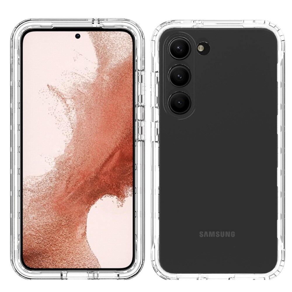 Samsung Galaxy S23 Plus Full Protection Case Transparant