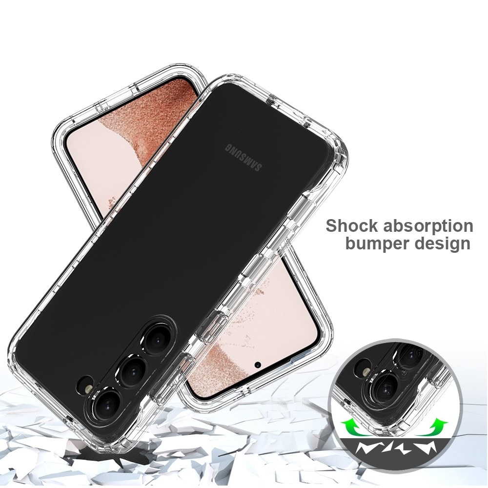 Samsung Galaxy S23 Plus Full Protection Case Transparant