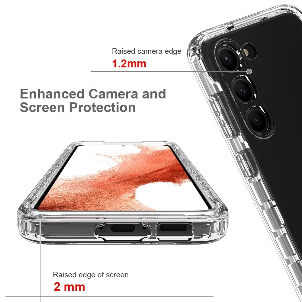 Samsung Galaxy S23 Plus Full Protection Case Transparant