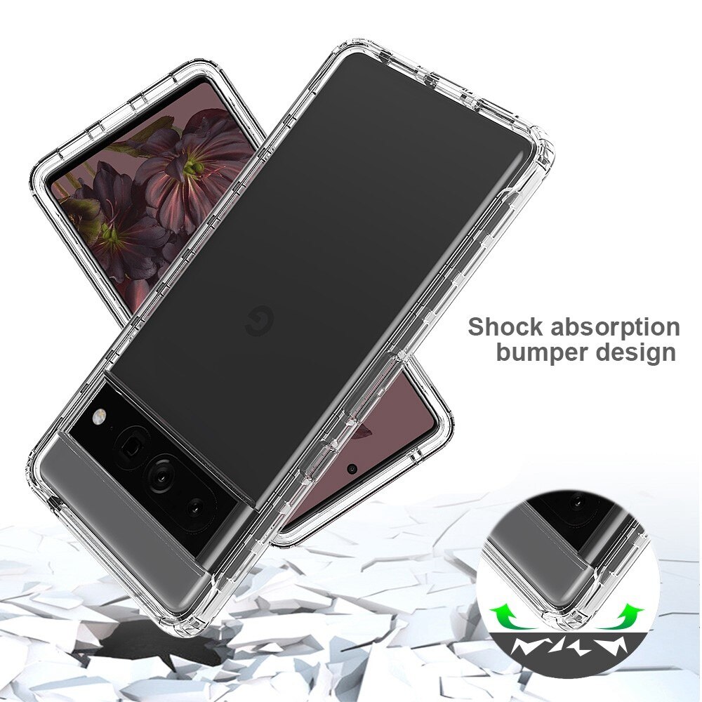 Google Pixel 7 Pro Full Protection Case transparant