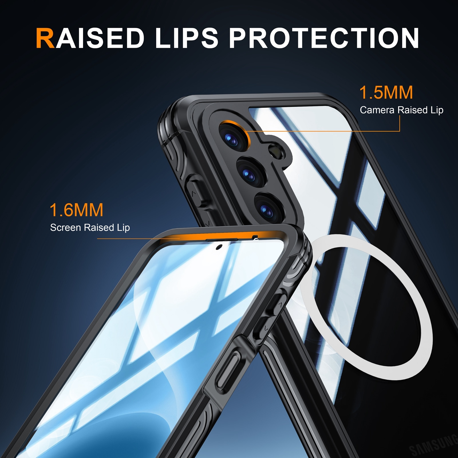 Samsung Galaxy A17 Premium Full Protection Case Zwart