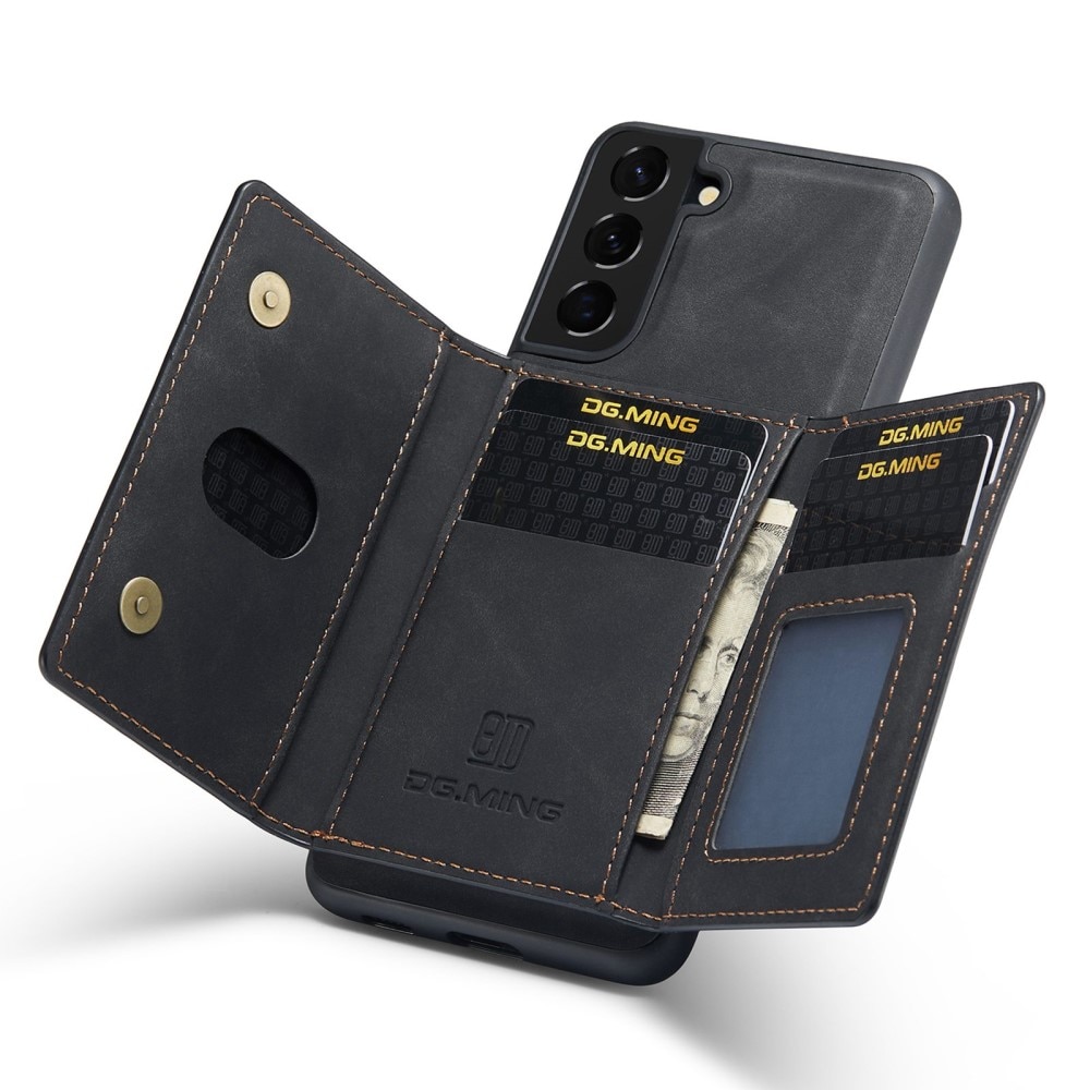 Magnetic Card Slots Case Samsung Galaxy S23 Plus Zwart