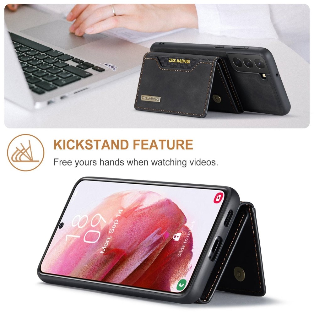 Magnetic Card Slots Case Samsung Galaxy S23 Plus Zwart