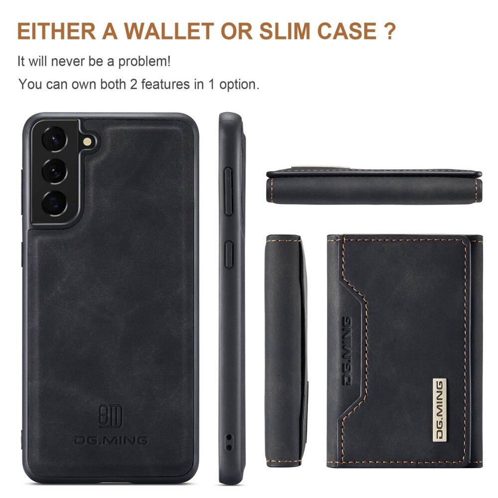 Magnetic Card Slots Case Samsung Galaxy S23 Plus Zwart