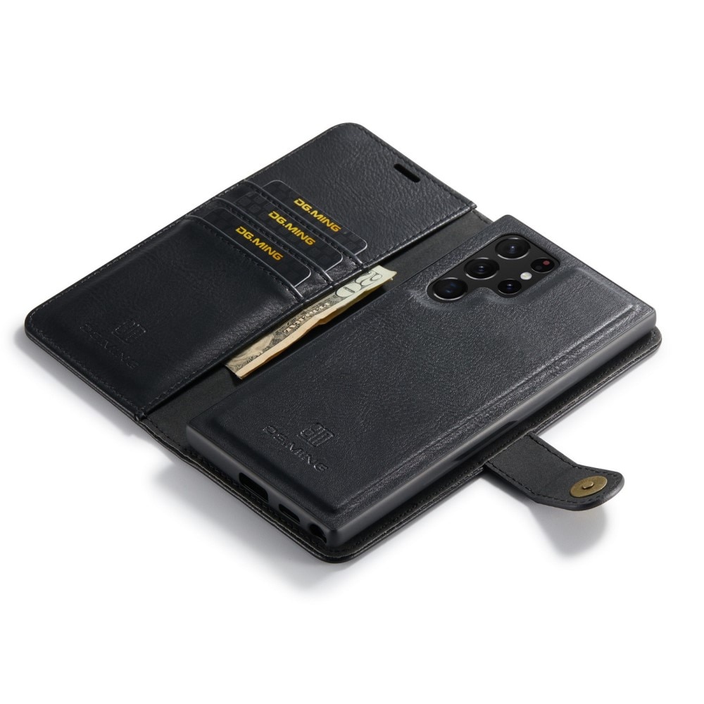 Magnet Wallet Samsung Galaxy S23 Ultra Zwart